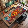 Alfombrilla de ratón grande impresa del Manchester United, alfombrilla de escritorio para gaming de goma suave antideslizante para decoración de oficina, portátil y ordenador