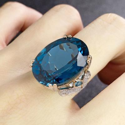 Anillo para Mujer Vintage Electrochapado Bicolor Geométrico Brillante Decoración Joyería Regalo Huevo de Ganso Circonita Cúbica Anillo de Boda Compromiso