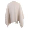 Max Mara [Ausgezeichneter Zustand/Inländisch Authentisch] SERRA White Tag Alpaka- und Wollcape/Poncho (Produktcode: 473609276) Jacke Elfenbein / beige Gebraucht