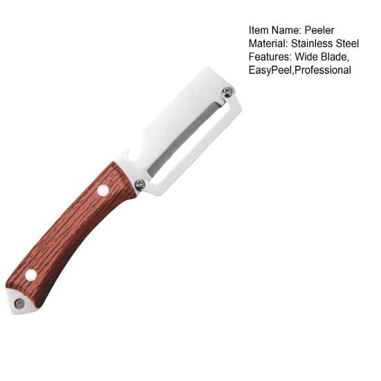 Gemüseschäler mit ergonomischem Griff 2-in-1 Flaschenöffner Rutschfester Küchenschäler Scharfe Breite Klinge Schnelles Schäler Werkzeug