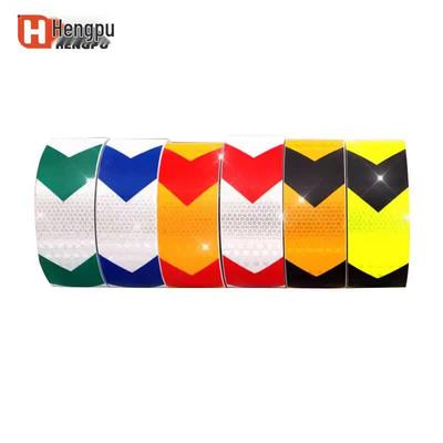 PVC Lattice Reflective Arrow Warning Tape