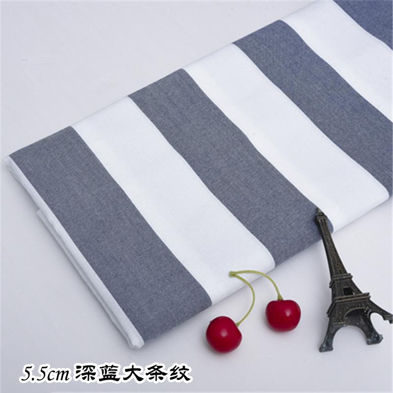 

1M/2M/3M Thick Cotton linen solid color Fabric - Grid stripe DIY Material for Home Textiles (by Meter) 100cm x 145cm