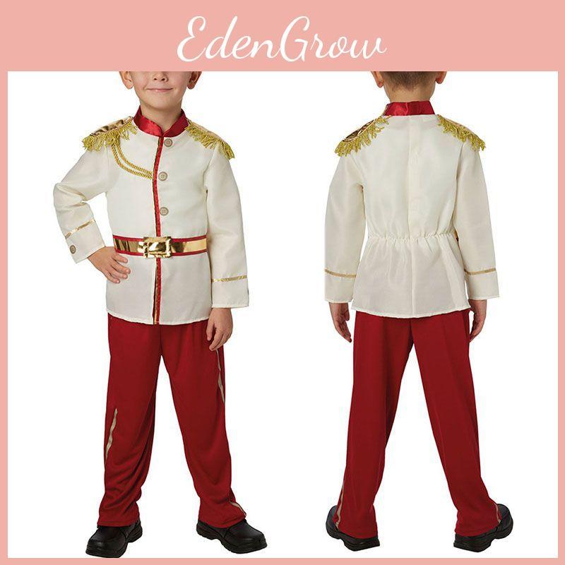 Anime Snow White Boy Prince Charming Child Cosplay Costume Christmas Masquerade