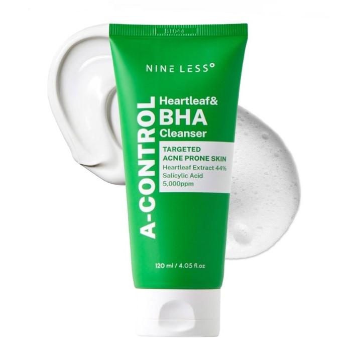 [NINE LESS] A-Control Heartleaf & BHA Cleanser 120ml