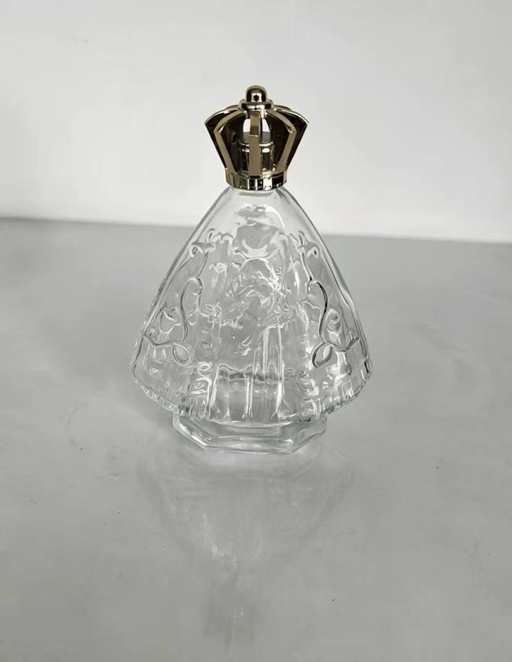 50ml High-End Square Glass Perfume Decanter with Bayonet Spray