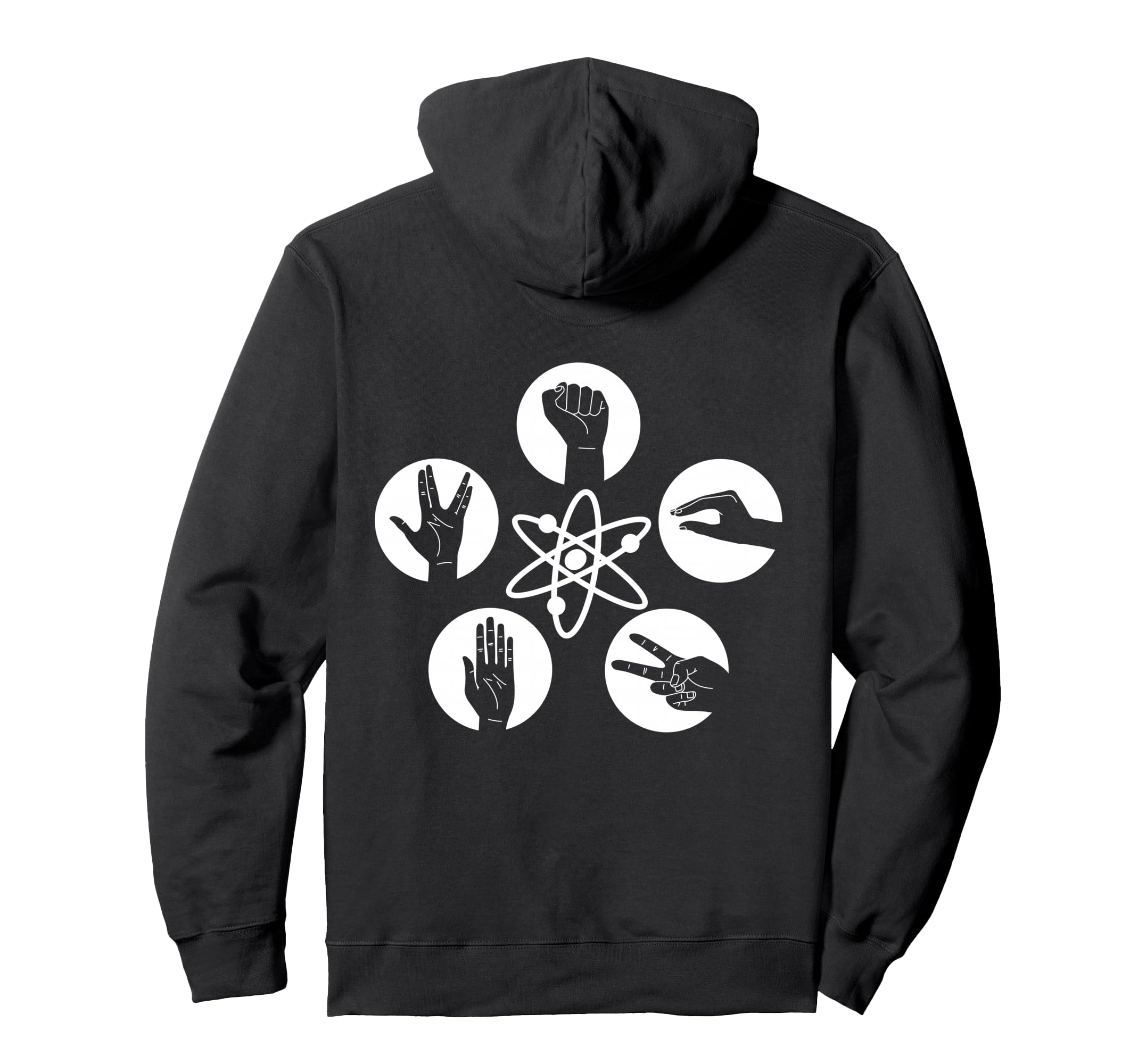 Big Bang Theory Logo Rock Lizard Spock Hoodie