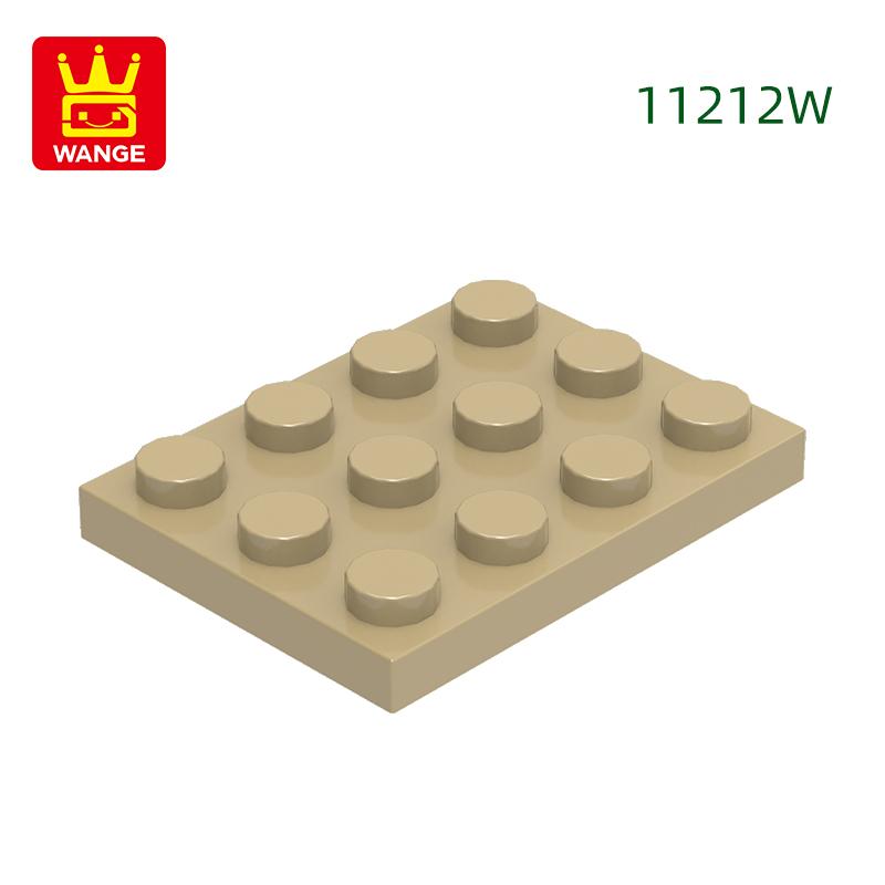 Non-Toxic 61Pcs/Lot 11212W Plate 3 X 4 Building Block Moc Color Accessories Compatible With Brick Diy Children'S Toy Assembly Parts