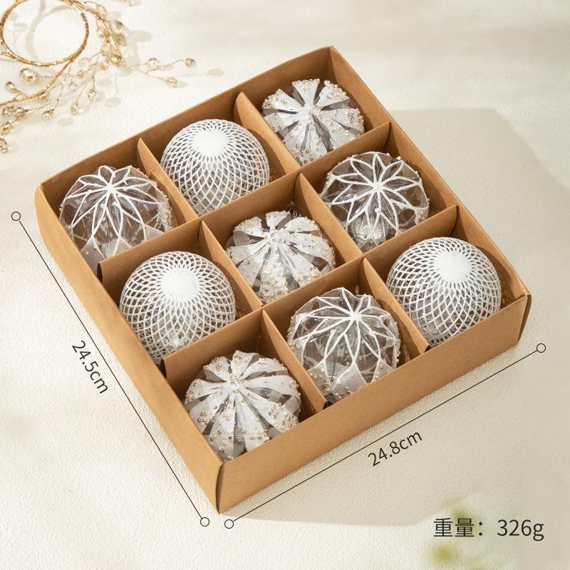 

Christmas Decoration Ball 8cm Christmas Ball Window Decoration Hanging Ball Christmas Tree Decoration Pendant
