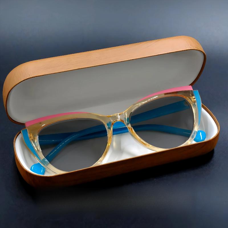 Modische TR90 Katzenauge Myopie Sonnenbrille Anti Blaulicht Street Photography Brille 0 BIS -4.0 Leichter Luxus
