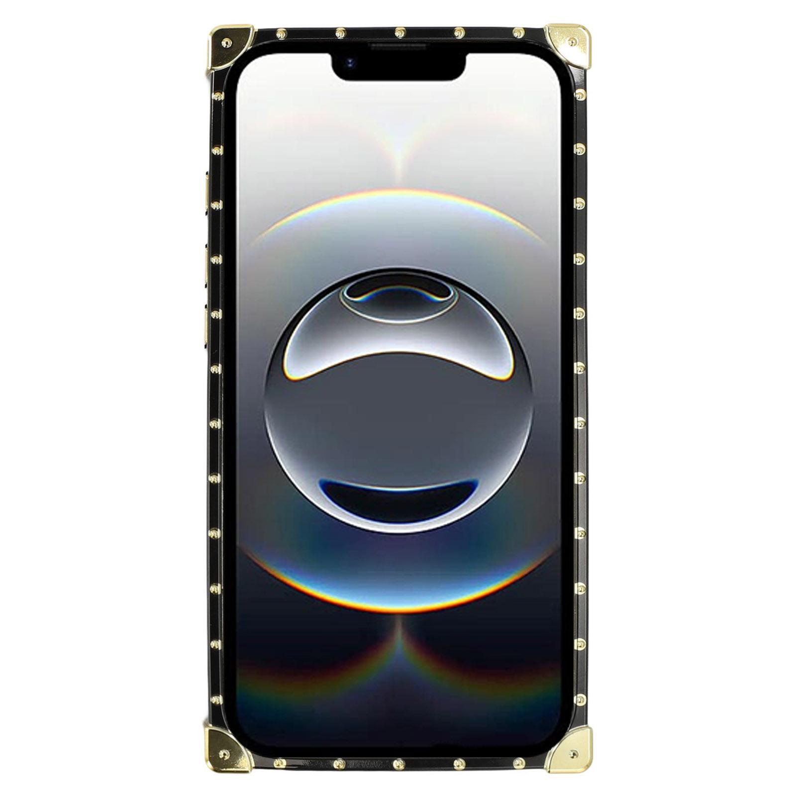 

For iPhone 16e Cases Rhinestone Decor Butterfly Pattern TPU+PC Phone Cover Pink