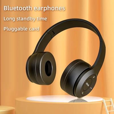 Fone de Ouvido Bluetooth 5.0 P47 Estéreo Dobrável Sem Fio para Esportes Compatível com Huawei Xiaomi para Jogos e Música