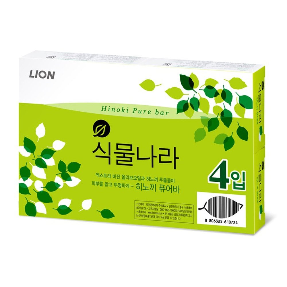 

Shingmulnara Soap Hinoki Pure Bar 100g x 4