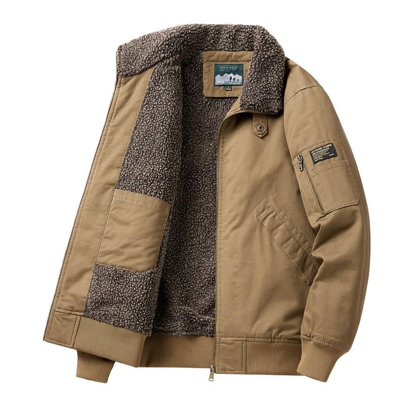 Mens Warm Thickened Cotton Puffer Jacket