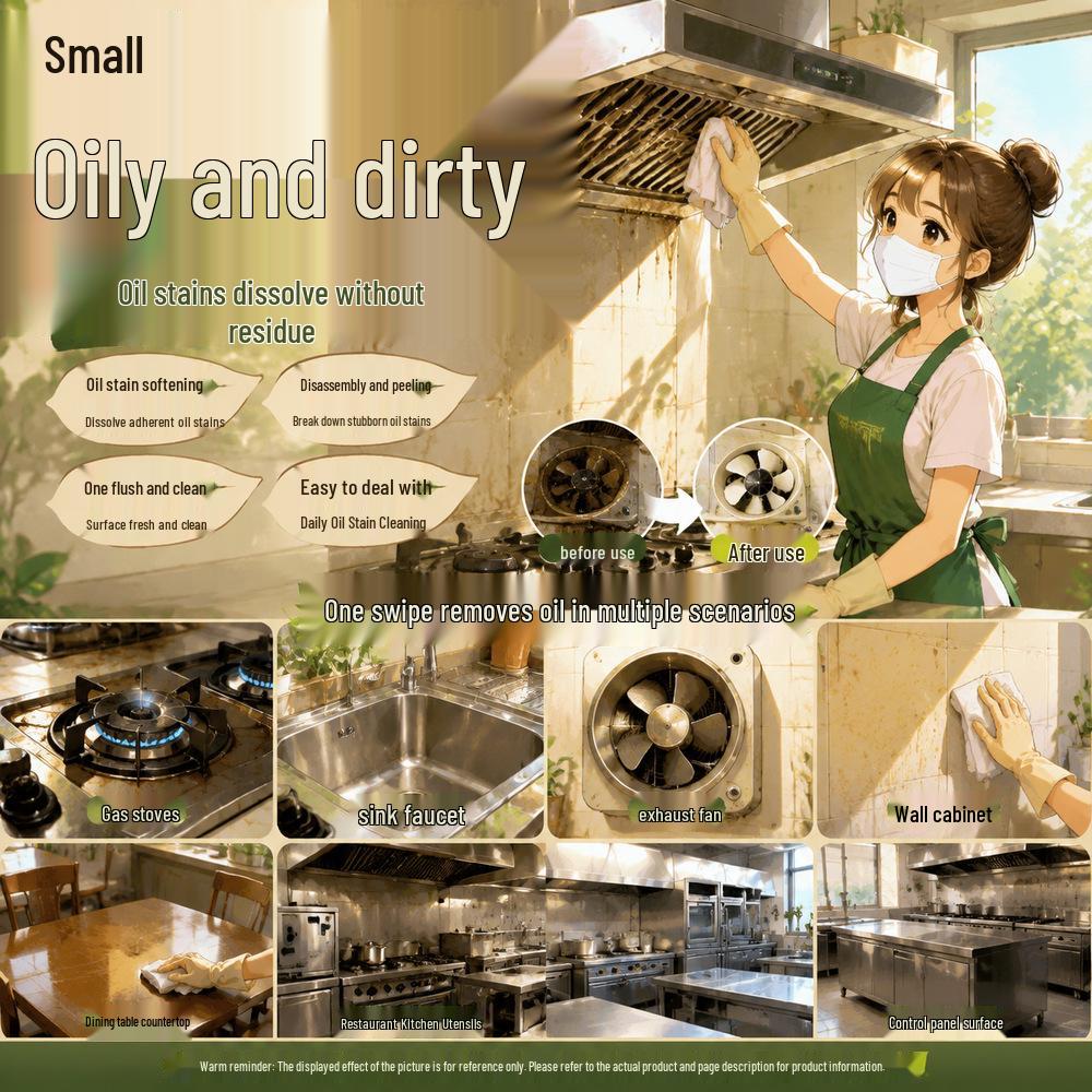 Oil Stain Remover: Surface Cleaner for Adhered Oil and Scale