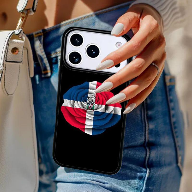 

Dominican Republic Flag Phone Case For iPhone 17 Air 14 15 13 12 Max Cover For Apple 14 15 16 16e 11 Pro Max Plus iPhone 16