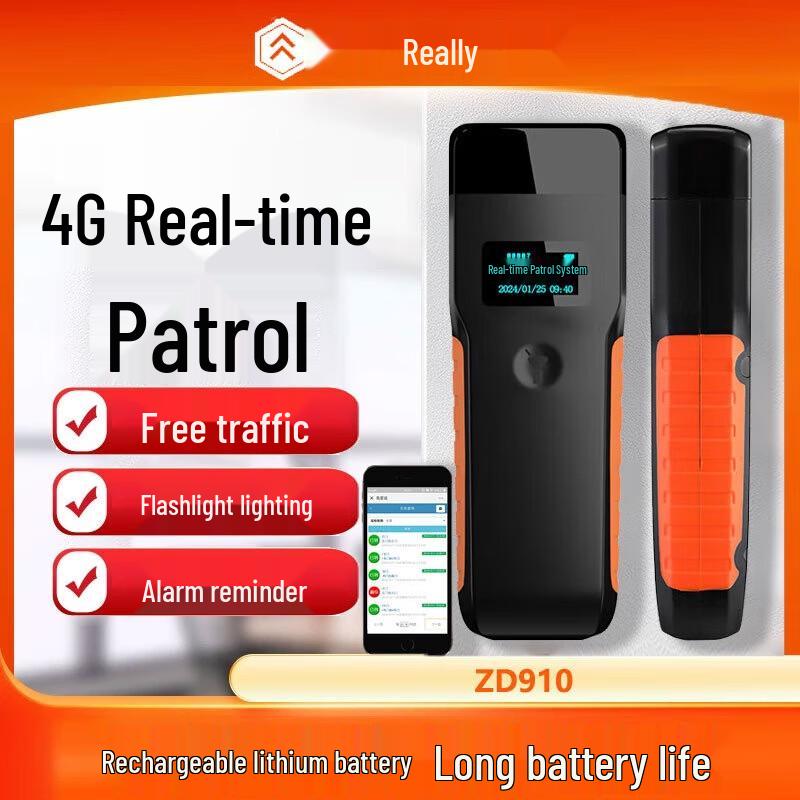 ZhenDi ZD910 4G Electronic Patrol Device with HD Display