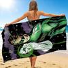 1Pc Green Lantern Power Beach Towel Quick Dry Multiuse For Beach Pool Gym Yoga Home Travel Christmas Halloween Xmas Gift G113