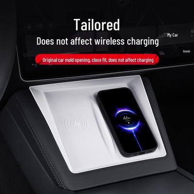 Tesla Model 3 2023 Wireless Charging Non-slip Silicone Pad for Center Console
