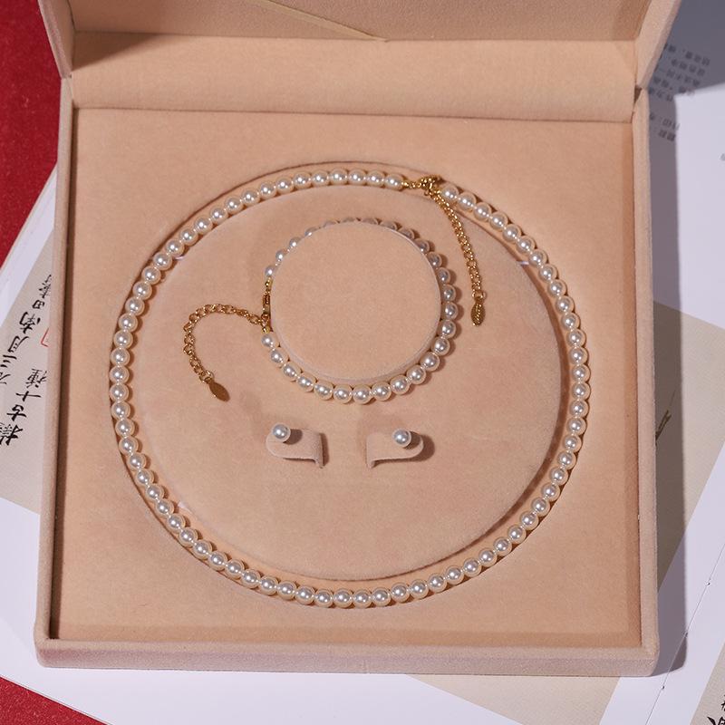 Elegante Collana di Perle di Conchiglia Profonda - Perfetto Regalo per la Festa della Mamma