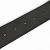 Great GUCCI belt GG pattern interlocking G black leather mens 794196 Used