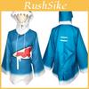 Hololive English Vtuber Gawr Gura Costume Top Ideal For Role-playing Events