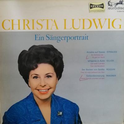 LP Record CHRISTA LUDWIG  Ein Sngerportrait 7139495KR Eurodisc Germany Classical Used