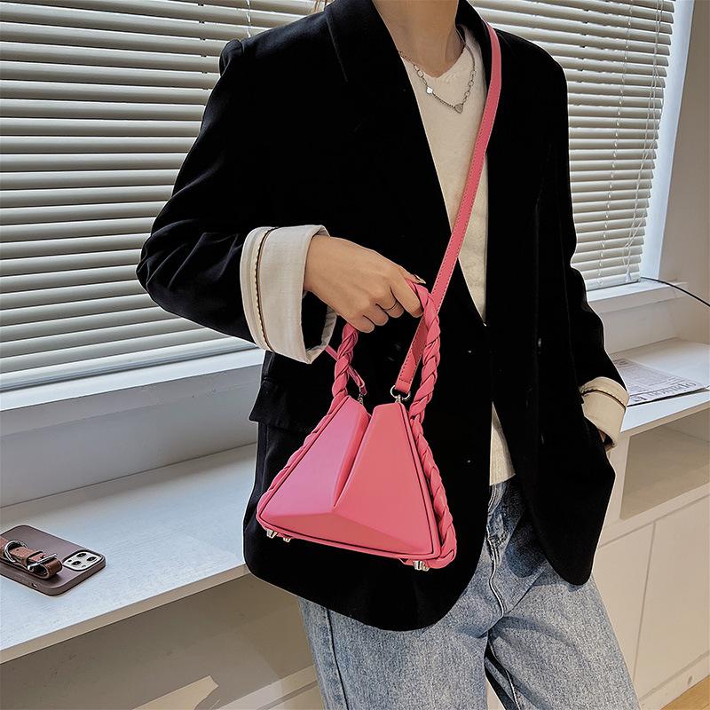 Handbag Women's Fashion Versatile Shoulder Messenger Bag Folding Bucket Bag Female Bags