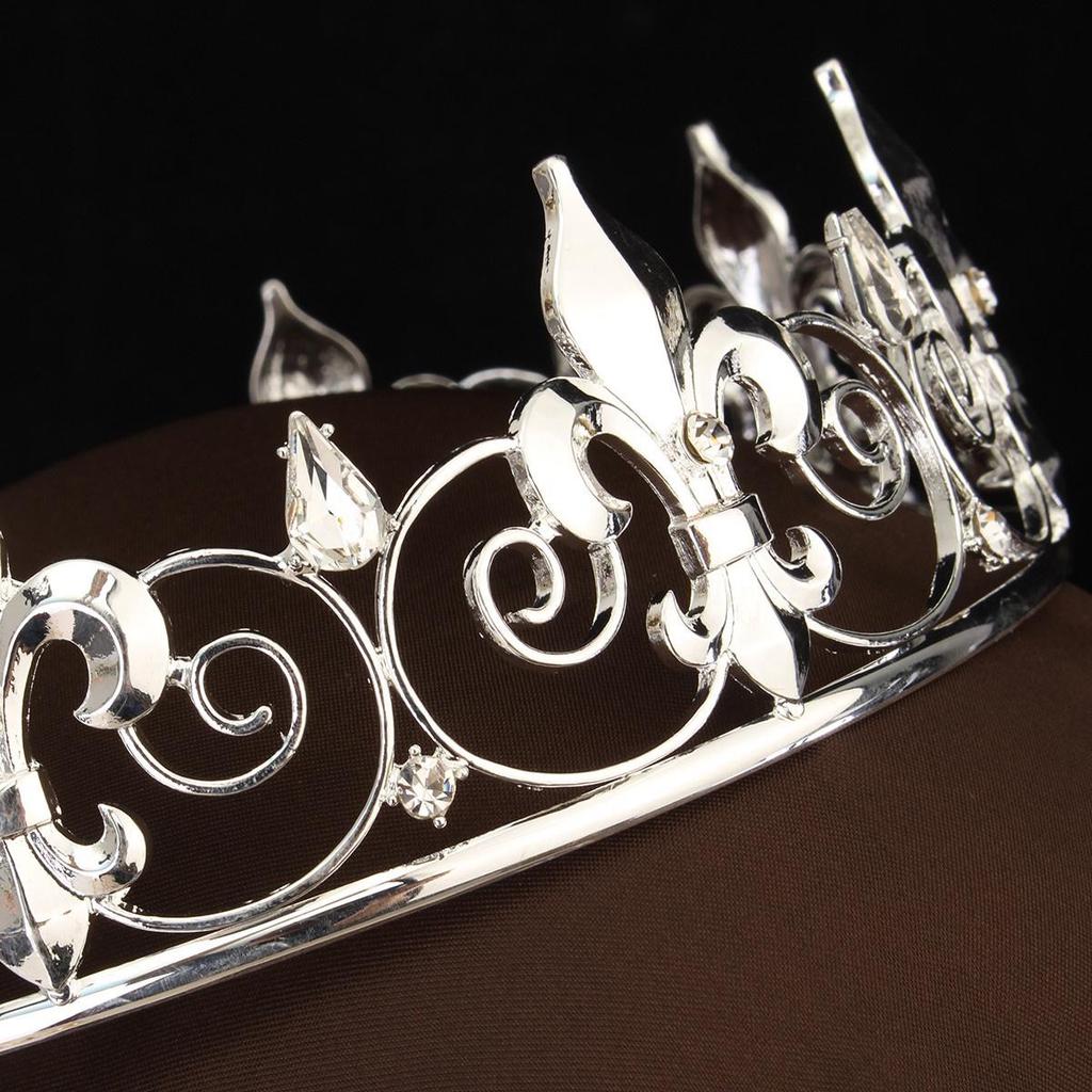 Men's Imperial Medieval Fleur De Lis  Crown 5.5cm High 17cm Diameter