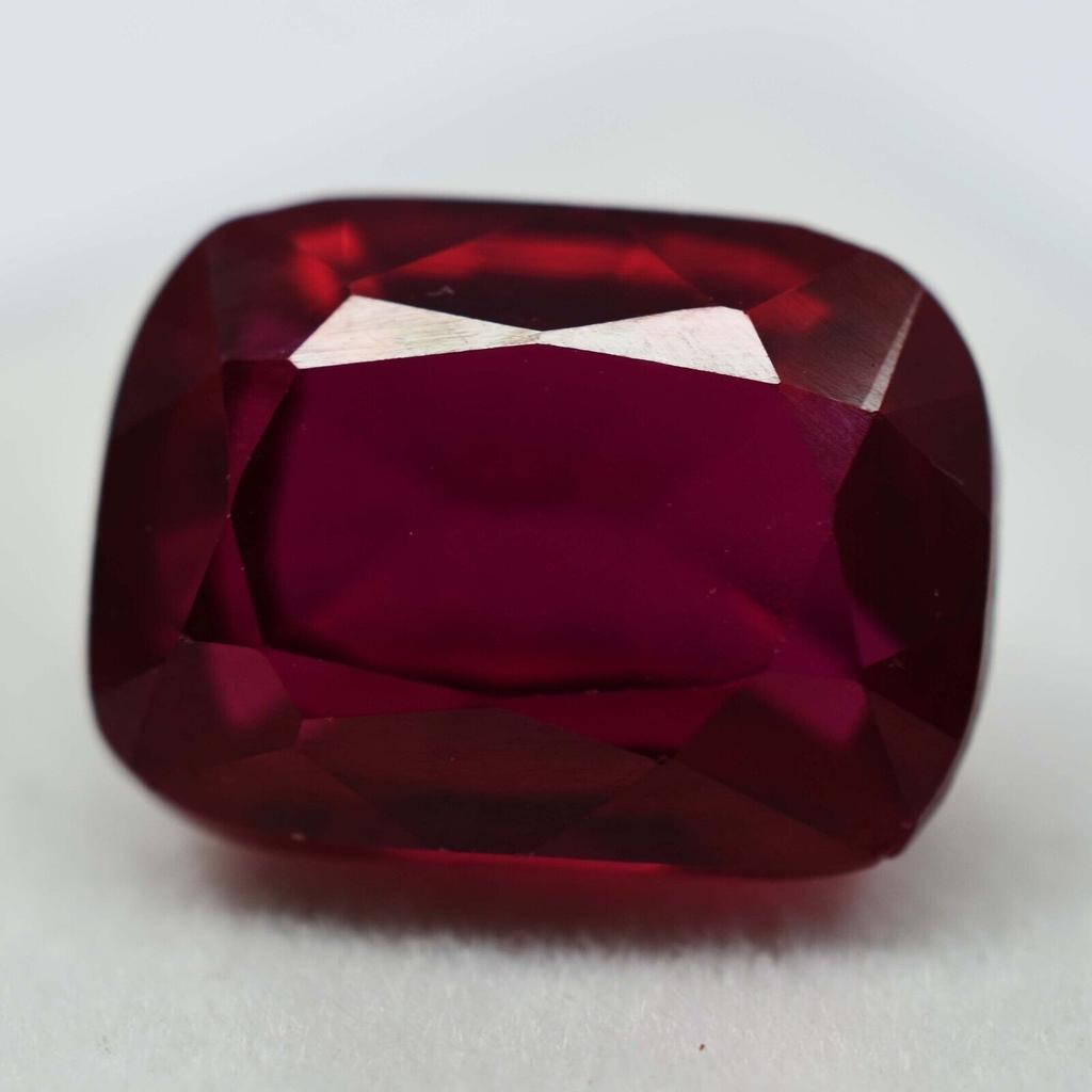 Natural Red Ruby Loose Gemstone 9.80 ct Cushion Shape Color for Jewelry Making and Gem Collections