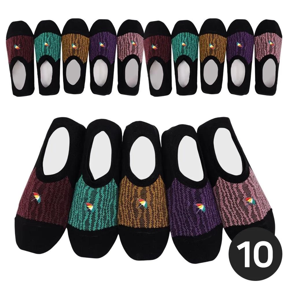 Women s Non-Slip Non-Slip Fake Fashion Socks, 10 Pairs, Made in Korea 10 pairs of fake foot covers