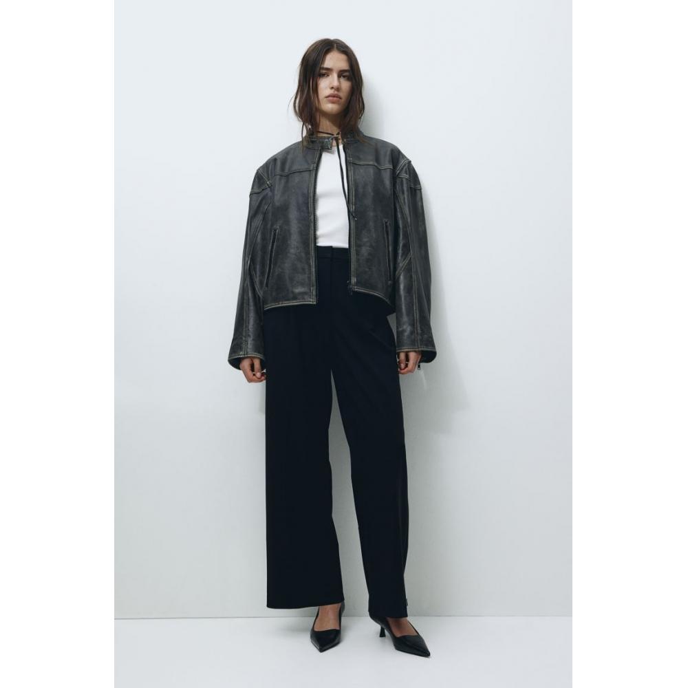 

ШИРОКИЕ БРЮКИ HM ЧЕРНЫЕ