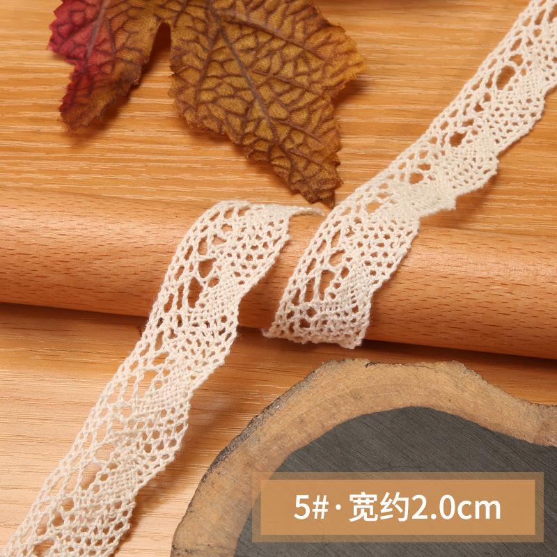 Hollow Lace Handmade Diy Decorative Lace Strap Clothing Clothes Tablecloth Curtains Fabric Material Cotton Thread Lace Edge