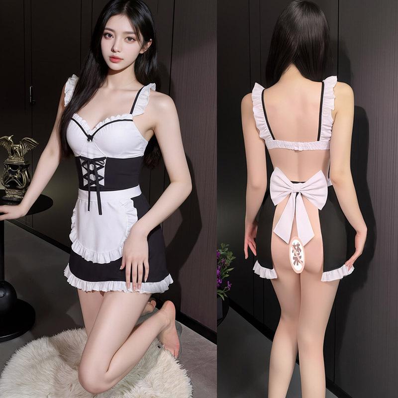 New Sexy Uniform Seduction Two-dimensional Maid Uniform Cosplay Free Maid Outfit 1