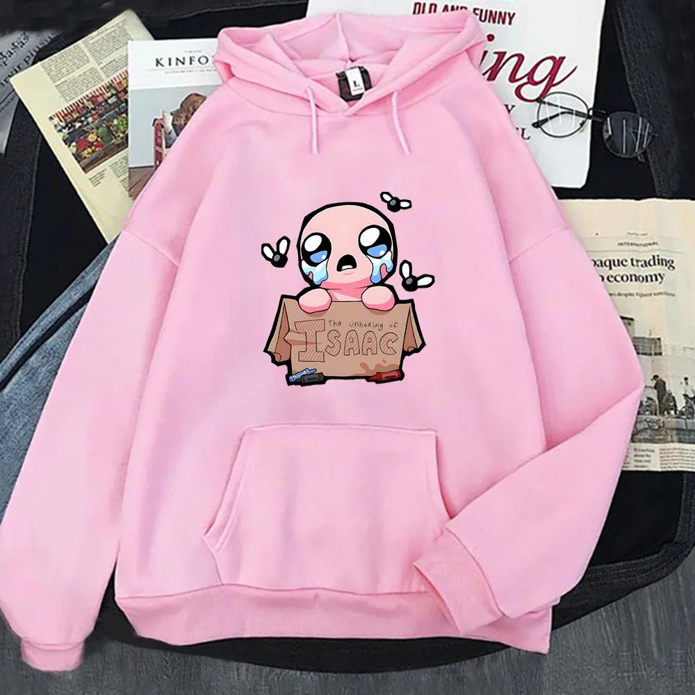 The Binding of Isaac Hoodies Women Men Sweatshirts Harajuku Lovely Kawaii Casual Hoody O-Neck Long Sleeve Unisex Jacket Y2k Tops