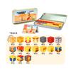Mini Magnetic Blocks, Travel Magnet Building Blocks for Toddlers, 35 PCS Magnetic Building Toys with Portable Iron Box Magnetic