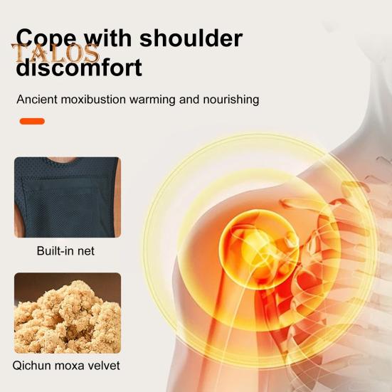 Beheiztes Schulterpolster, USB, 3 Temperatureinstellungen, einstellbar, für Männer und Frauen, zur Linderung von Schmerzen und Steifheit in der Schulter, elektrisches beheiztes Schulterpolster