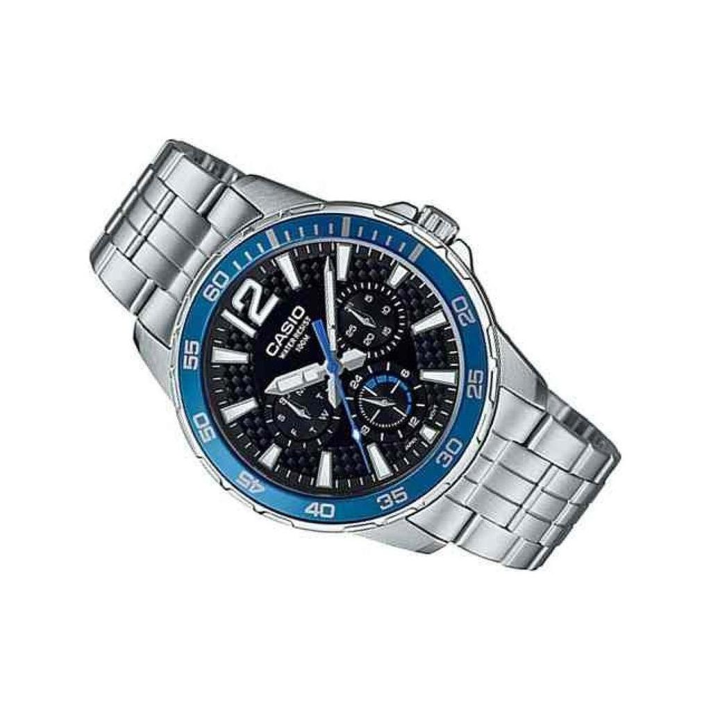 CASIO Men 41.4mm Black Watch MTD-330D-1A2VDF
