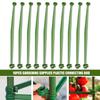 12/24 Piezas Brazos de Estaca para Jaula de Tomates de Jardín Ayuda para el Crecimiento de Plantas Soporte de Tallo de Planta