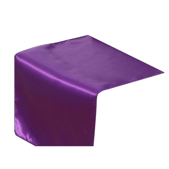 Satin Table Runner 69" X 12" Solid Color Table Runner Wrinkle Resistant Silky Smooth Table Runner for Dining Table Wedding Bridal Shower Modern Events