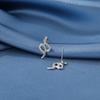 Earrings, Personalized Stainless Steel Earrings, Exaggerated Fashion Zodiac Snake Stud Earrings