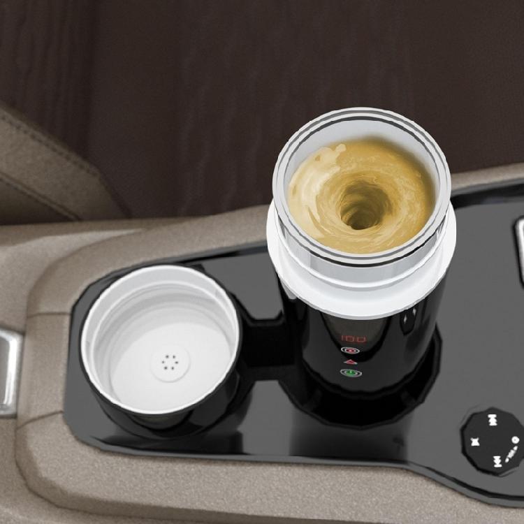 Intelligent  Car Kettle with concealed  Charging Port Travel Electric Kettle with LED Display for Quick Boiling & Mixing Drinks