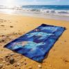 1pc Sea Turtle Starfish Beach Towel, Unisex, Ideal for Beach Pool Yoga Surfing Vacation, Perfect Valentine's Day Gift for Couple