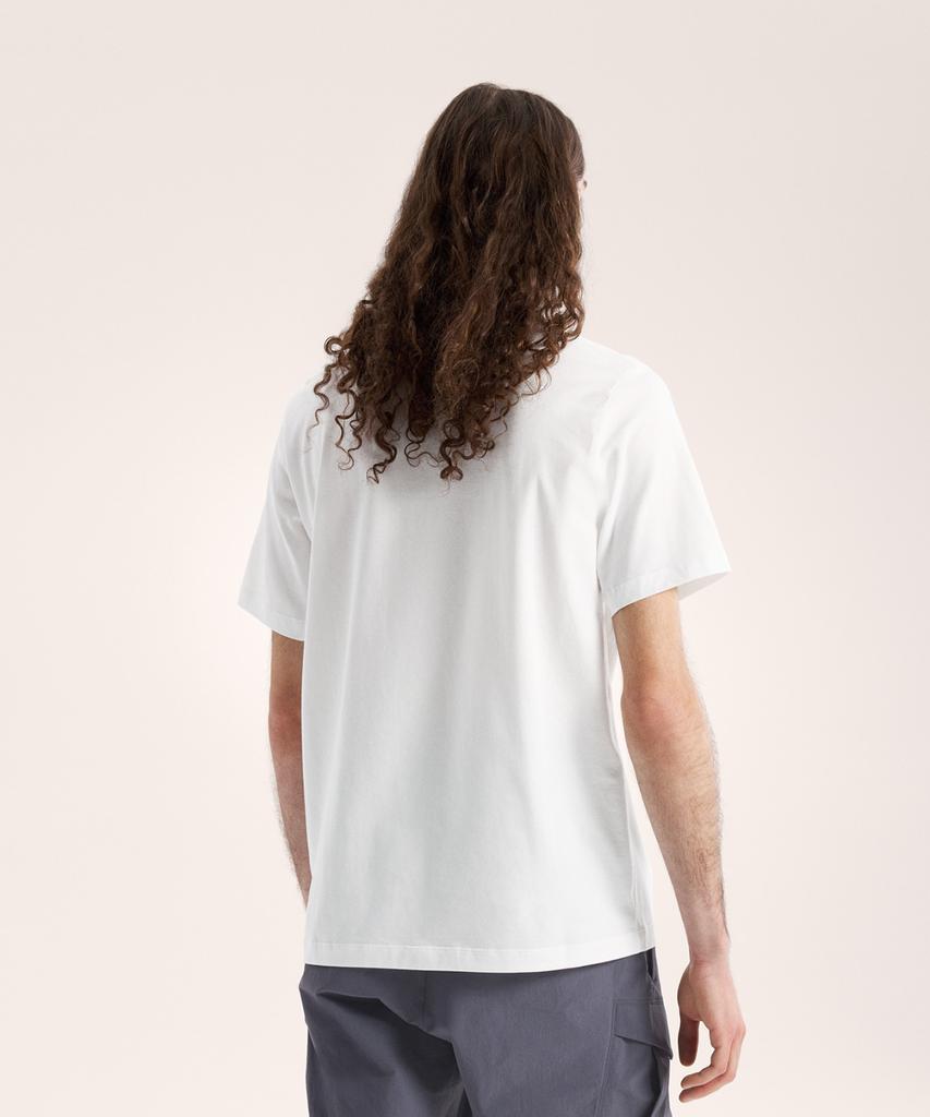 Akeuteligseu Arc Word Logo Ss Men'S - White Light / Solitude / Atqsm07991