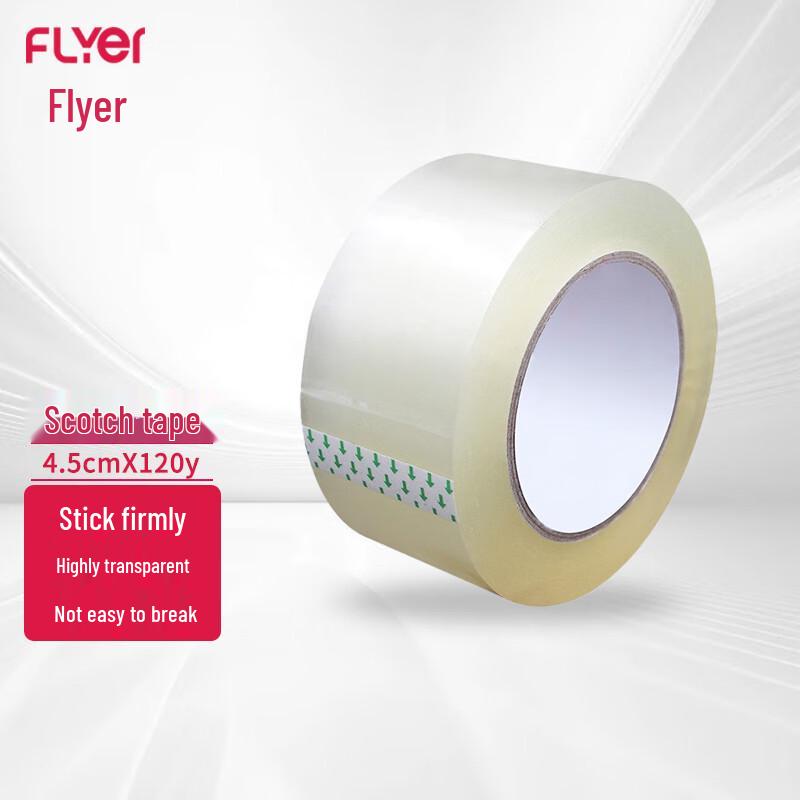 FLYER Transparent Packing Tape (36 Rolls)