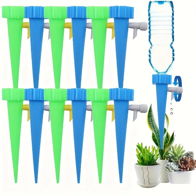 10PCS Flower Watering Artifact Lazy Household Flowerpots Flower Plants Adjustable Water Drop Garden Automatic Flower Watering De