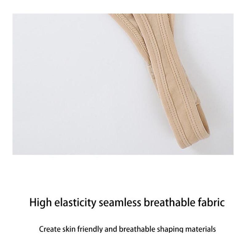 Body-shaping Vest with Back Support and Thong-style Fastening Postpartum Slimming Bodysuit