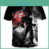 Camisetas Masculinas Estilosas 3D Com Estampa do Vegeta Super Saiyajin Lutando de Dragon Ball Z