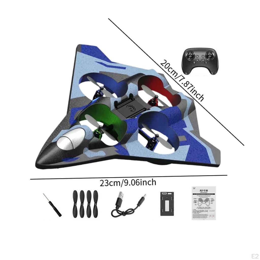 RC Plane Fighter Jet Degree Flip Outdoor Toy Hobby Glider for Adults Children Beginners Teens Gifts