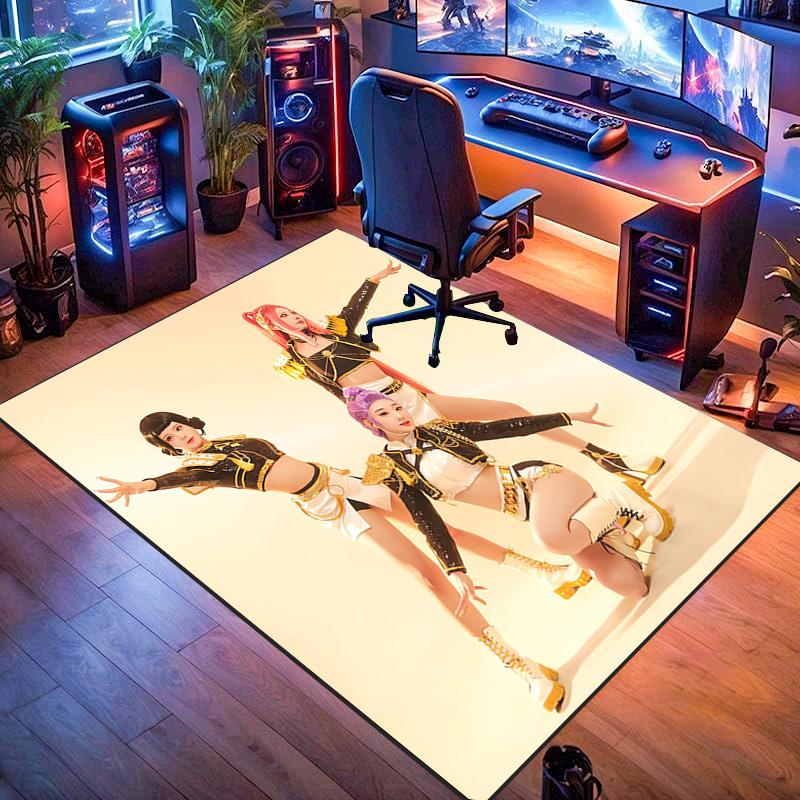 Harmony Motion: Musical Dance Celebration carpet floor mats printing Office chair cushion Christmas gifts Bathroom mat