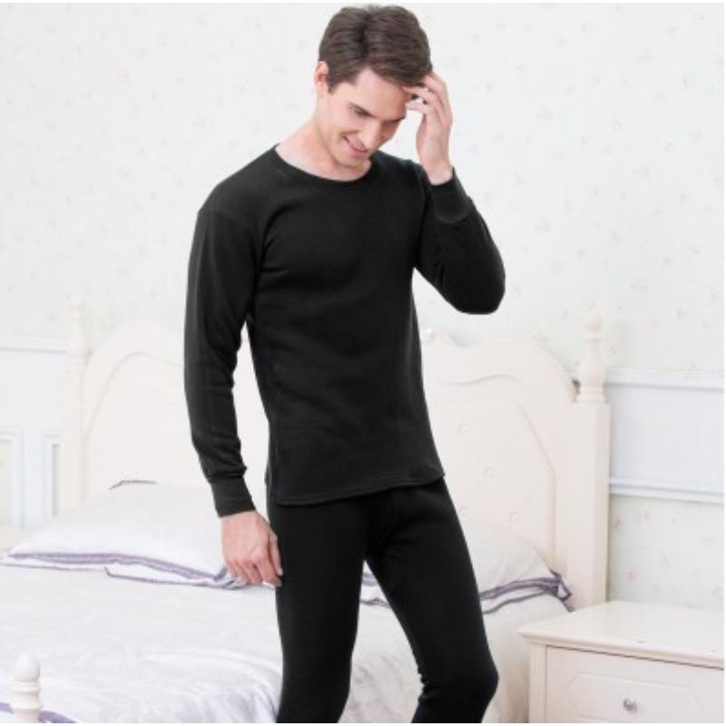 Roupa interior térmica quente masculina Long Johns Conjuntos de roupa interior térmica grossa Long Johns